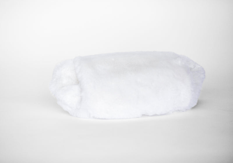 White fur 2025 fanny pack