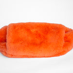 Faux Fur Fanny Pack orange front (7228685615288)