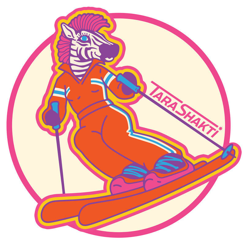 Sticker Z Raz skiing (7233250492600)